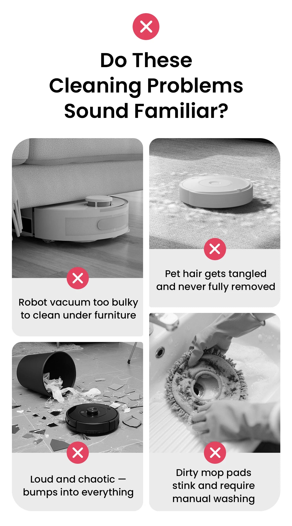 Aspirapolvere Robot LEFANT M3L con Base All-in-One - 12000Pa 220min Navigazione Laser