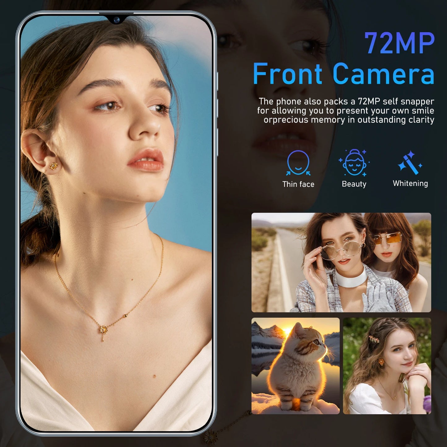 HOT Reno11 Pro Original NEW 6.8HD Global Edition 2025 Android 14 Smart Dual Card 6800mAh Battery Facial Recognition Function