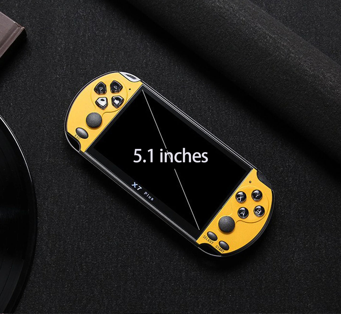 Console per videogiochi X7/X7Plus, portatile, retrò, oltre 10.000 giochi, controller doppio joystick con 4,3/5,1 pollici