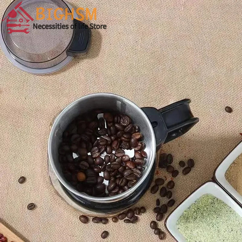 Macinacaffè Elettrico 300W Multifunzione - Macina Caffè Spezie Cereali Noci