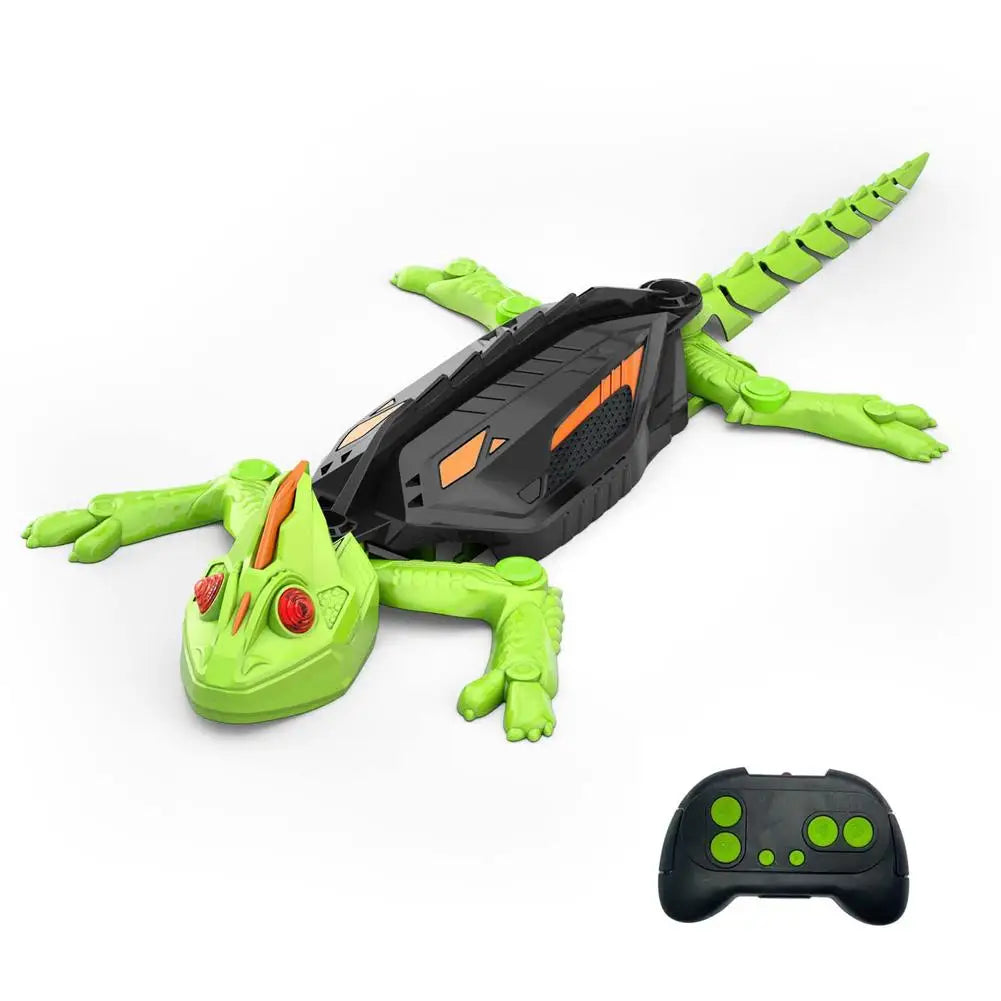Electric Remote Control Wall Climbing Toy Intelligent Charging Wall Climbing Gecko Simulated Animal Model Boy Toy Christmas Gift