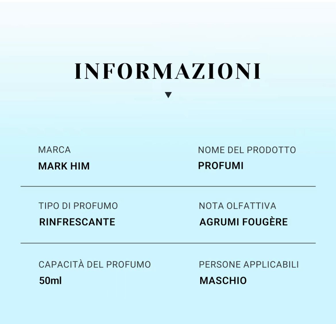 Perfume Elegante per Uomini