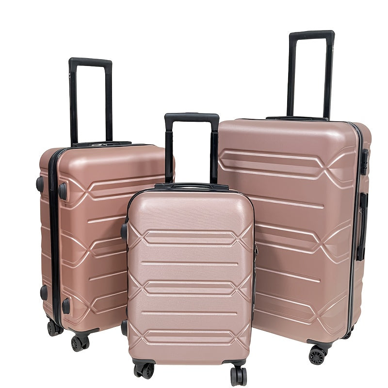 Set Valigie YSTYLE 3 Pezzi - Trolley ABS con Ruote Silenziose e Lucchetto TSA
