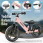 SEREED Balance Bike, 2025 Upgrade Toddler Balance Bike for 2-5 Years Old Boys & Girls, No Pedal Kids Bicycle Toys, Tool-Free Adjustment, Customize Plate with Stickers,
