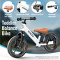 SEREED Balance Bike, 2025 Upgrade Toddler Balance Bike for 2-5 Years Old Boys & Girls, No Pedal Kids Bicycle Toys, Tool-Free Adjustment, Customize Plate with Stickers,